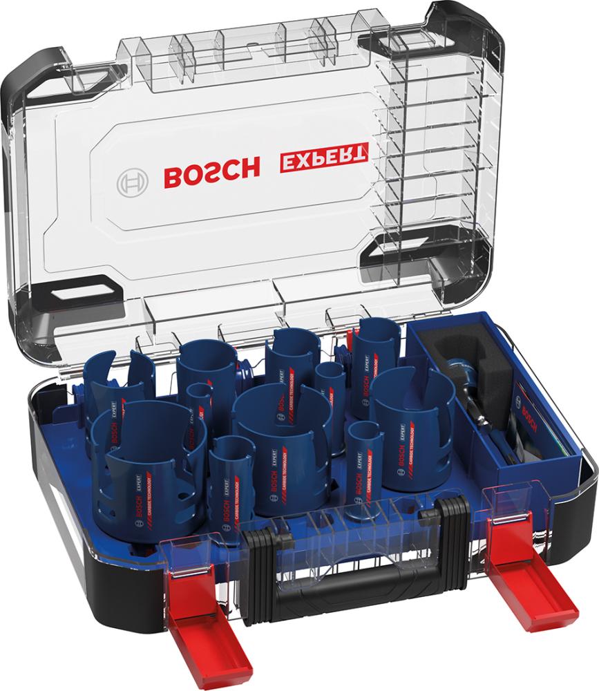 Súprava vykružovacích pílUniversal 15 -dielna 20 -76 mm EXPERT Bosch Súprava vykružovacích pílUniversal 15 -dielna 20 -76 mm EXPERT Bosch