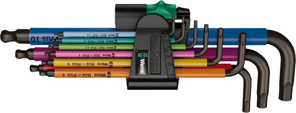 Sada inbusových kľúčov Multicolor 9-dielna Wera Sada inbusových kľúčov Multicolor 9-dielna Wera