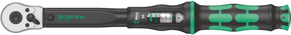 Momentový kľúč Click-Torque 20 – 100 Nm 3/8" Wera Momentový kľúč Click-Torque 20 – 100 Nm 3/8" Wera