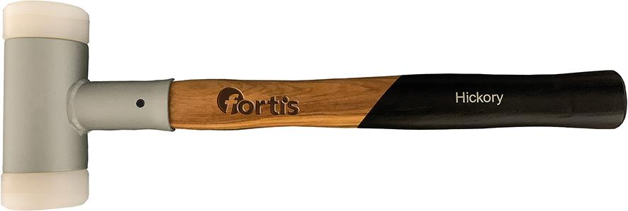 Kladivo s mäkkým povrchom60mm s násadou Hickory bez spätného pohybu FORTIS Kladivo s mäkkým povrchom60mm s násadou Hickory bez spätného pohybu FORTIS