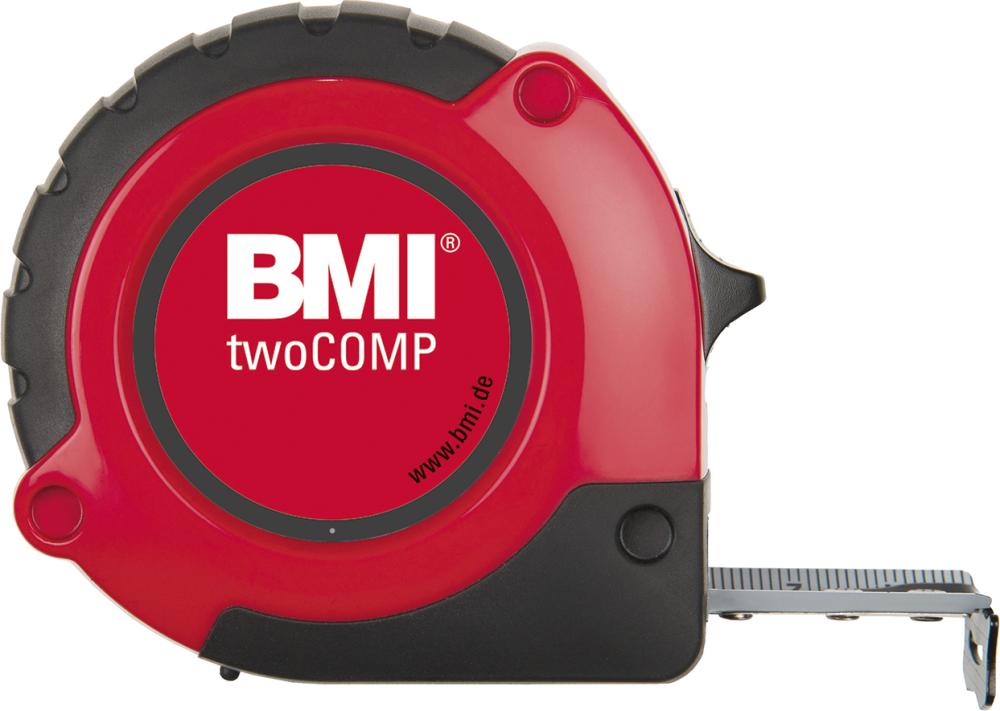 Vreckové meracie pásmo twoCOMP 10 mx30 mm biele BMI Vreckové meracie pásmo twoCOMP 10 mx30 mm biele BMI