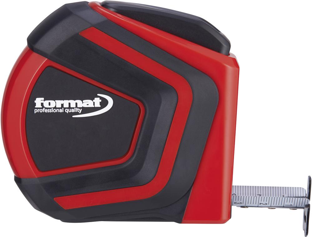 Vreckové meracie pásmo Autolock 5mx22 mm biele FORMAT Vreckové meracie pásmo Autolock 5mx22 mm biele FORMAT