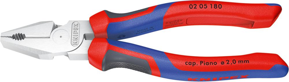 Silové kombinované kliešte pochrómované s viaczložkovými rukoväťami 225 mm KNIPEX Silové kombinované kliešte pochrómované s viaczložkovými rukoväťami 225 mm KNIPEX