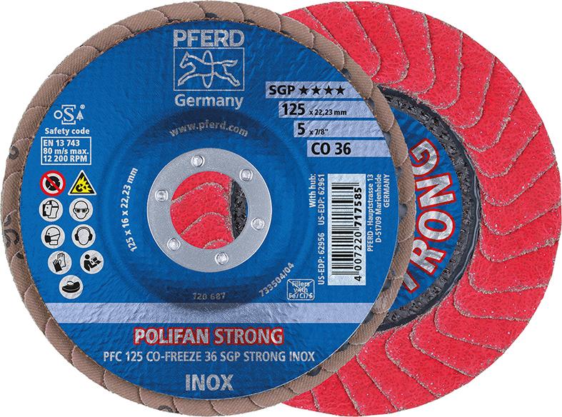 Lamelový brúsny kotúč CO50FREEZE SGP STRONG 125 mm K50 Pferd Lamelový brúsny kotúč CO50FREEZE SGP STRONG 125 mm K50 Pferd