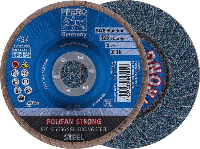 Lamelový brúsny kotúč Z 50SGP STRONG 125 mm K50 Pferd Lamelový brúsny kotúč Z 50SGP STRONG 125 mm K50 Pferd