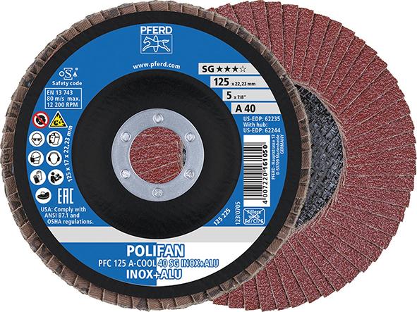 Lamelový brúsny kotúč A-COOL SG klenutý 125 mm K80 Pferd Lamelový brúsny kotúč A-COOL SG klenutý 125 mm K80 Pferd