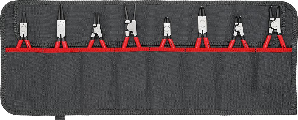 Sada klieští na poistné krúžky v rolovacej taške 8-dielna KNIPEX Sada klieští na poistné krúžky v rolovacej taške 8-dielna KNIPEX
