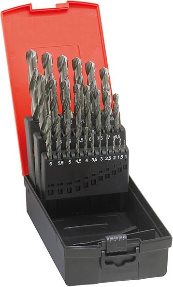 Sada špirálových vrtákov DIN338 HSS brúsený typ N 1 – 13 mm FORMAT Sada špirálových vrtákov DIN338 HSS brúsený typ N 1 – 13 mm FORMAT
