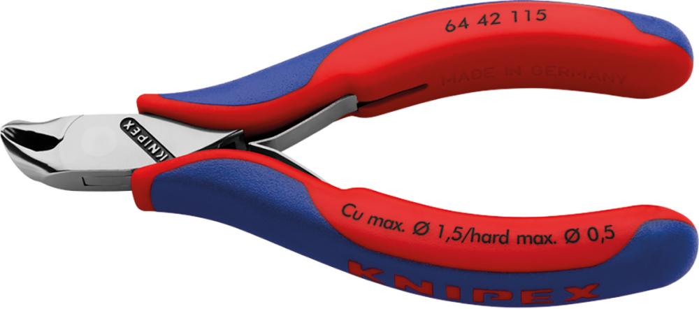Elektronická rezačka pre predný šikmý rez s malou fazetou 115 mm KNIPEX Elektronická rezačka pre predný šikmý rez s malou fazetou 115 mm KNIPEX
