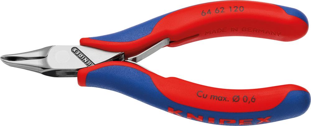 Elektronická rezačka pre predný šikmý rez s mini reznou čepeľou 120 mm KNIPEX Elektronická rezačka pre predný šikmý rez s mini reznou čepeľou 120 mm KNIPEX