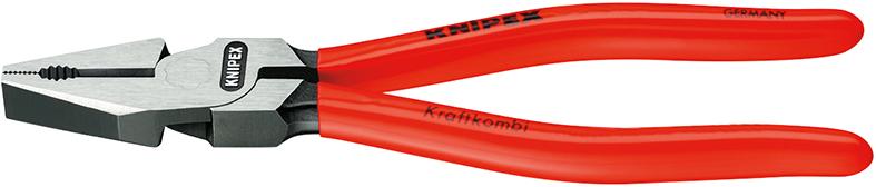 Silové kombinované kliešte leštené s plastovými rukoväťami 225 mm KNIPEX Silové kombinované kliešte leštené s plastovými rukoväťami 225 mm KNIPEX