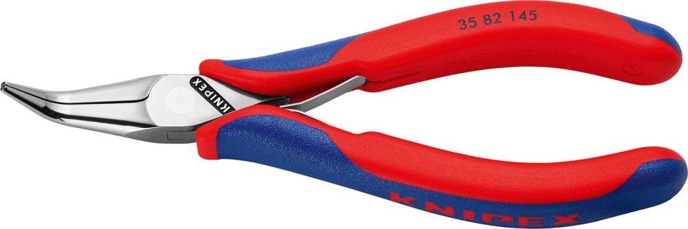 Ploché okrúhle kliešte pre elektroniku zahnuté 145 mm KNIPEX Ploché okrúhle kliešte pre elektroniku zahnuté 145 mm KNIPEX