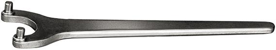 Kľúč na kruhové matice s dvoma otvormi rovný 5x180 mm AMF Kľúč na kruhové matice s dvoma otvormi rovný 5x180 mm AMF