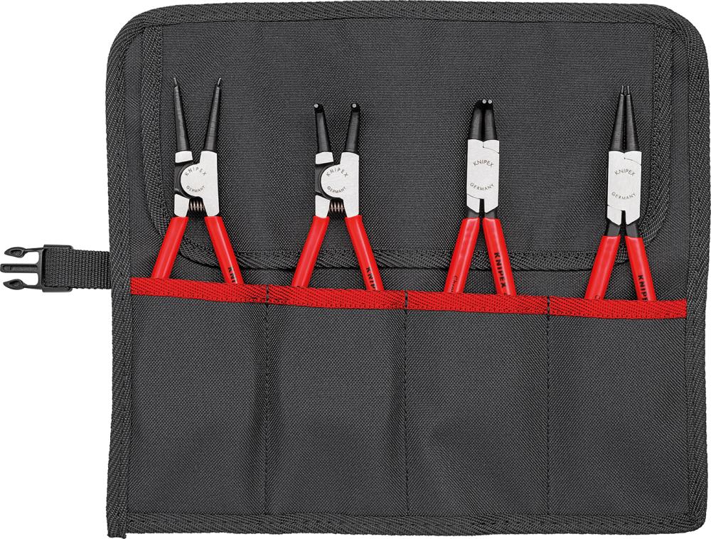 Sada klieští na poistné krúžky 4-dielna KNIPEX Sada klieští na poistné krúžky 4-dielna KNIPEX