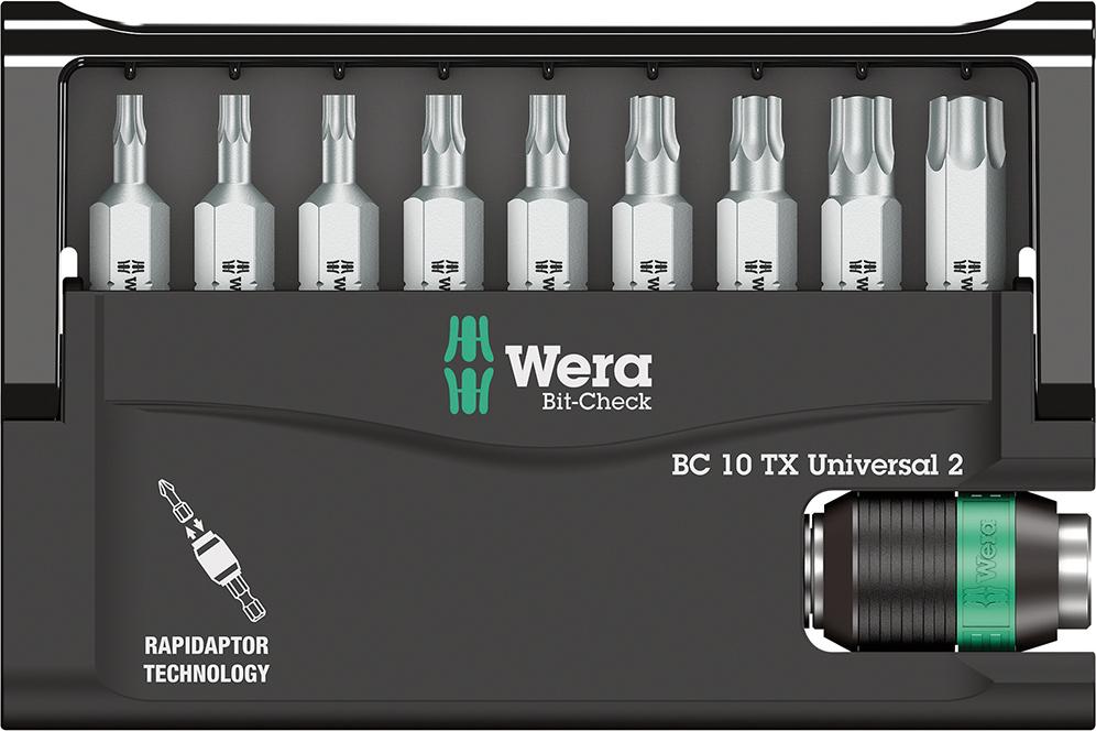 Sada bitov Bit-Check 10 Universal 2 Wera Sada bitov Bit-Check 10 Universal 2 Wera
