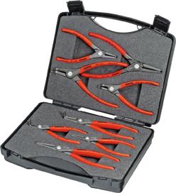 Sada presných klieští na poistné krúžky 8-dielna KNIPEX Sada presných klieští na poistné krúžky 8-dielna KNIPEX