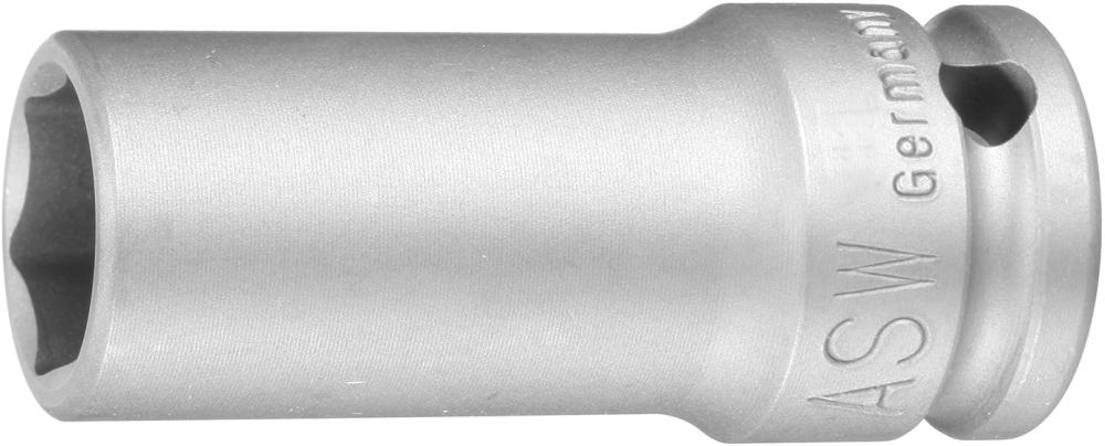 Silový adaptér pre nástrčné kľúče dlhý 1/2" 27 mm ASW Silový adaptér pre nástrčné kľúče dlhý 1/2" 27 mm ASW