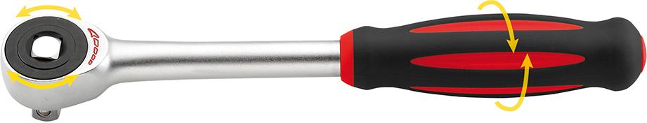 Račňa s otočnou rukoväťou 1/2" 60 zubov 290 mm FORMAT Račňa s otočnou rukoväťou 1/2" 60 zubov 290 mm FORMAT
