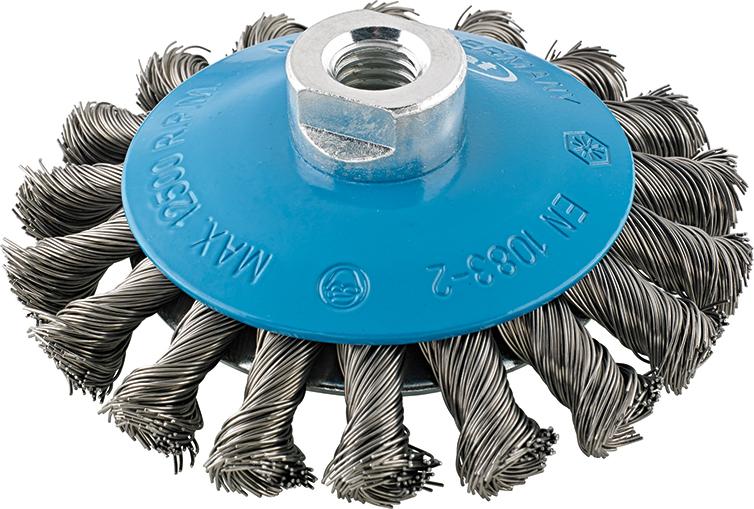 Misková kefa oceľ M14 spletená 115x mm FORMAT Misková kefa oceľ M14 spletená 115x mm FORMAT