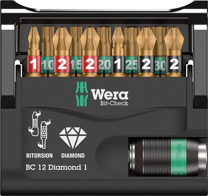 Sada bitov Bit-Check 12 Diamond 1 Wera Sada bitov Bit-Check 12 Diamond 1 Wera