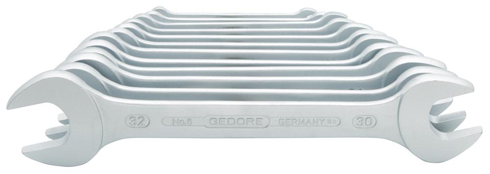 Súprava obojstranných kľúčov DIN3110 6 – 32 mm 12-dielna v lepenkovej škatuli Gedore Súprava obojstranných kľúčov DIN3110 6 – 32 mm 12-dielna v lepenkovej škatuli Gedore