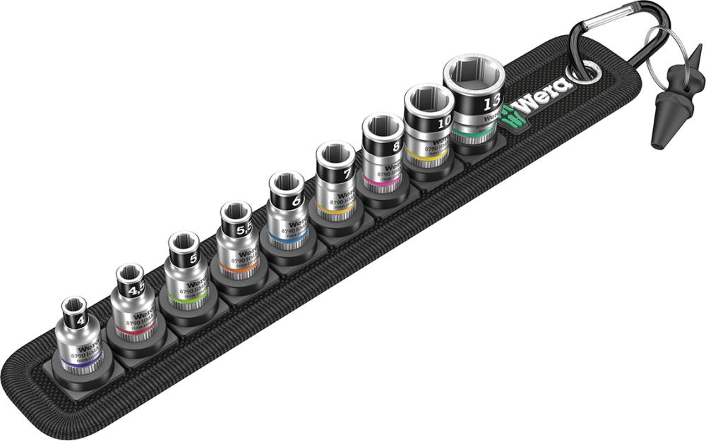 Adaptér nástrčných kľúčov v súprave s pridržiavacou funkciou 1/4" 10-dielna Wera Adaptér nástrčných kľúčov v súprave s pridržiavacou funkciou 1/4" 10-dielna Wera