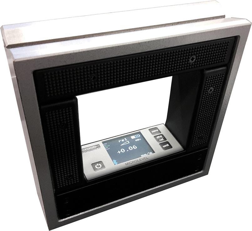 Rámová vodováha s vyrovnávacím prípravkom MICROLEVEL 150x150 mm/0 Rámová vodováha s vyrovnávacím prípravkom MICROLEVEL 150x150 mm/0