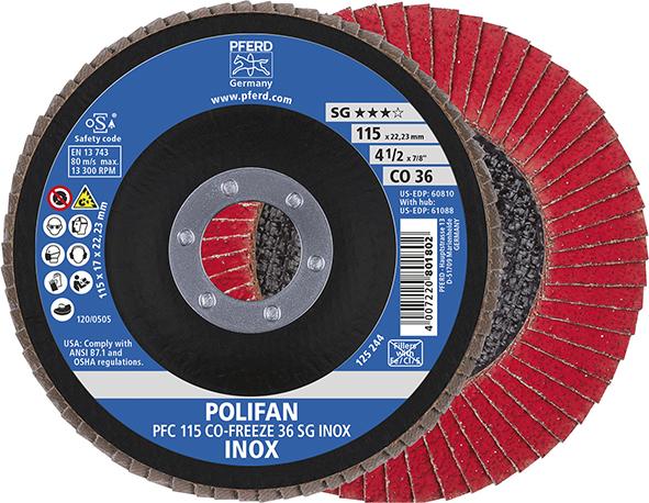 Lamelový brúsny kotúč COFREEZE klenutý 115 mm K36 Pferd Lamelový brúsny kotúč COFREEZE klenutý 115 mm K36 Pferd