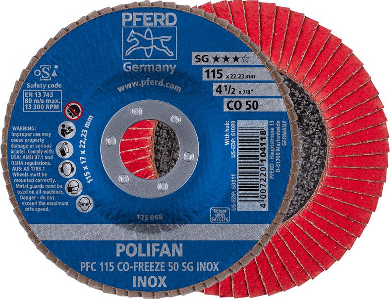 Lamelový brúsny kotúč COFREEZE klenutý 115 mm K50 Pferd Lamelový brúsny kotúč COFREEZE klenutý 115 mm K50 Pferd
