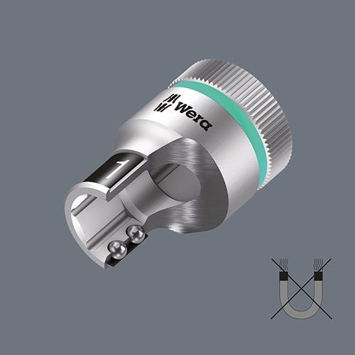 Adaptér nástrčných kľúčov 6-hranný 3/8" 12 mm s pridržiavacou funkciou Wera Adaptér nástrčných kľúčov 6-hranný 3/8" 12 mm s pridržiavacou funkciou Wera