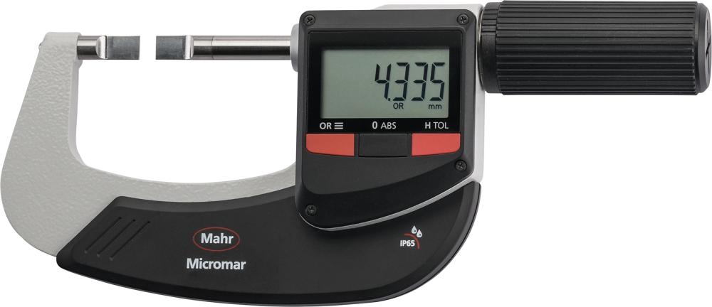 Strmeňový mikrometer digitálny čepeľové meracie plochy 40 EWRi-S 75 – 100 mm MAHR Strmeňový mikrometer digitálny čepeľové meracie plochy 40 EWRi-S 75 – 100 mm MAHR