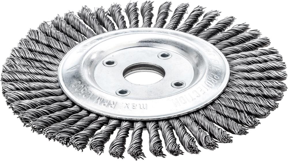 Kefa na potrubie z oceľového drôtu 178x6 mm splietaná 0 Kefa na potrubie z oceľového drôtu 178x6 mm splietaná 0