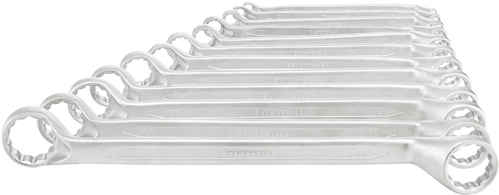 Sada obojstranných očkových kľúčov DIN838 6 – 32 mm 12-dielna v kartónovej krabici FORMAT Sada obojstranných očkových kľúčov DIN838 6 – 32 mm 12-dielna v kartónovej krabici FORMAT