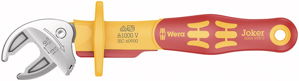 Otvorený kľúč Joker S samonastaviteľný VDE 10-13 mm Wera Otvorený kľúč Joker S samonastaviteľný VDE 10-13 mm Wera