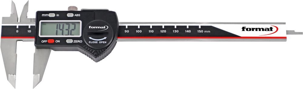 Posuvné meradlo digitálneIP54 s dátovým výstupom 150 mm ET FORMAT Posuvné meradlo digitálneIP54 s dátovým výstupom 150 mm ET FORMAT