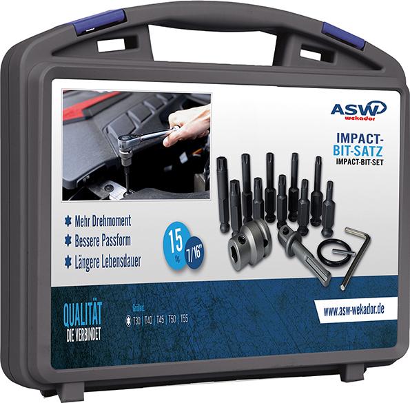Súprava silových bitov 7/16" 15-dielna Torx ASW Súprava silových bitov 7/16" 15-dielna Torx ASW