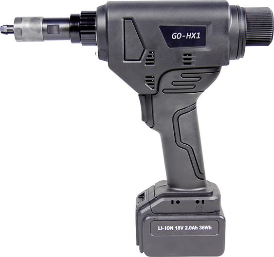 Akumulátorový šesťhranný dierovač GO-HX 1 v kufríku 2 Ah 36 W 2x akumulátor a nabíjačka Akumulátorový šesťhranný dierovač GO-HX 1 v kufríku 2 Ah 36 W 2x akumulátor a nabíjačka
