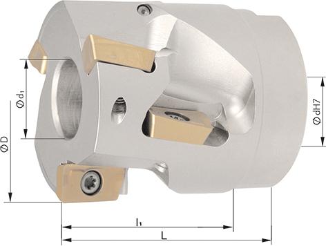 Nástrčná valcová čelná fréza D 80 mm Z5 pre APET/APMT/APKT 1604. FORMAT Nástrčná valcová čelná fréza D 80 mm Z5 pre APET/APMT/APKT 1604. FORMAT