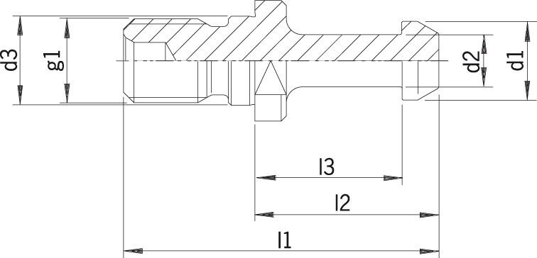 Uťahovací čap JISB6339 BT50 90° HAIMER Uťahovací čap JISB6339 BT50 90° HAIMER
