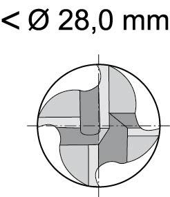 dlhá DIN844 HSSE typ N 28 dlhá DIN844 HSSE typ N 28