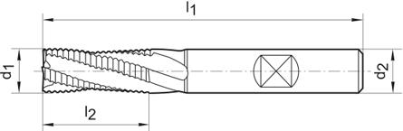 0mm dlhá Z4 TiAlN HB 25 stupňov továrenská norma FORMAT 0mm dlhá Z4 TiAlN HB 25 stupňov továrenská norma FORMAT