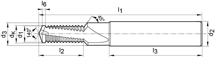 5xD M16 GÜHRING 5xD M16 GÜHRING
