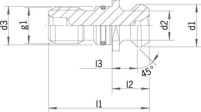 Uťahovací čap ISO 7388II B SK50-M24 utesnený HAIMER Uťahovací čap ISO 7388II B SK50-M24 utesnený HAIMER