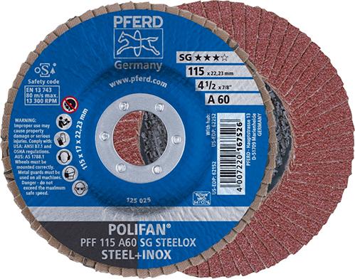 Lamelový brúsny kotúč A120SG rovný 115 mm K120 Pferd Lamelový brúsny kotúč A120SG rovný 115 mm K120 Pferd
