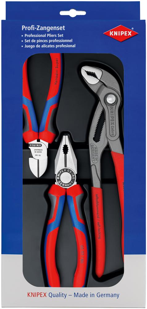 Sada klieští Profi 3-dielna KNIPEX Sada klieští Profi 3-dielna KNIPEX