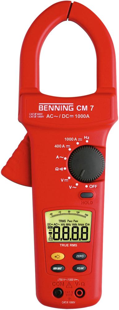 Digitálny multimeter s prúdovými kliešťami CM 7 Benning Digitálny multimeter s prúdovými kliešťami CM 7 Benning