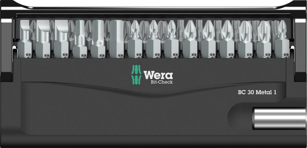 Sada bitov Bit-Check 30 Metal 1 Wera Sada bitov Bit-Check 30 Metal 1 Wera