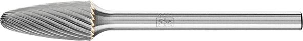 Malé frézovacie teliesko TK tvar oblúka 0613 5 3 mm 6 x 13 mm Pferd Malé frézovacie teliesko TK tvar oblúka 0613 5 3 mm 6 x 13 mm Pferd