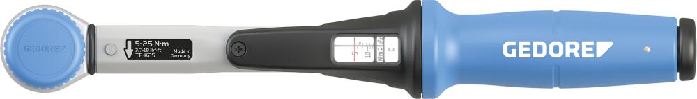 Momentový kľúč TORCOFIX TF-K 5 – 25 Nm 1/4" Gedore Momentový kľúč TORCOFIX TF-K 5 – 25 Nm 1/4" Gedore