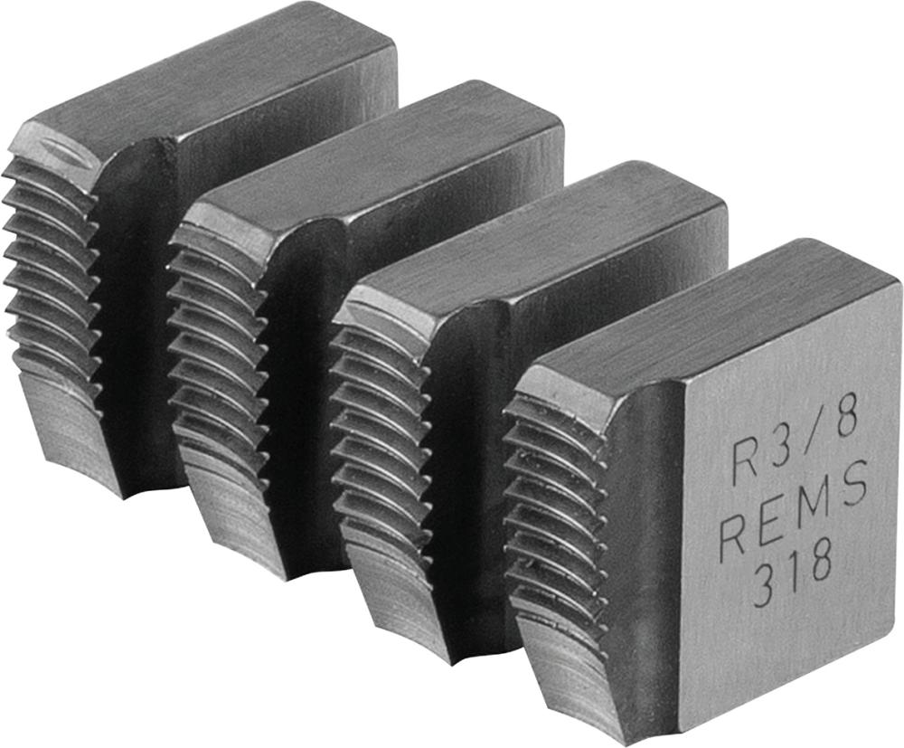 Rezné čeľuste R 3/8 Rems Rúrový závit R kužeľový pr. ISO 7-1 Rezné čeľuste R 3/8 Rems Rúrový závit R kužeľový pr. ISO 7-1
